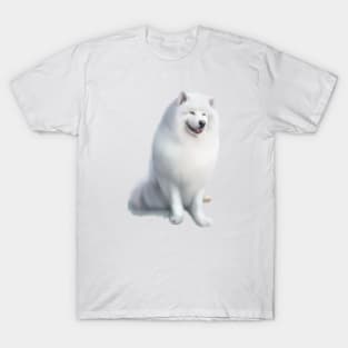 Cute Samoyed Drawing T-Shirt